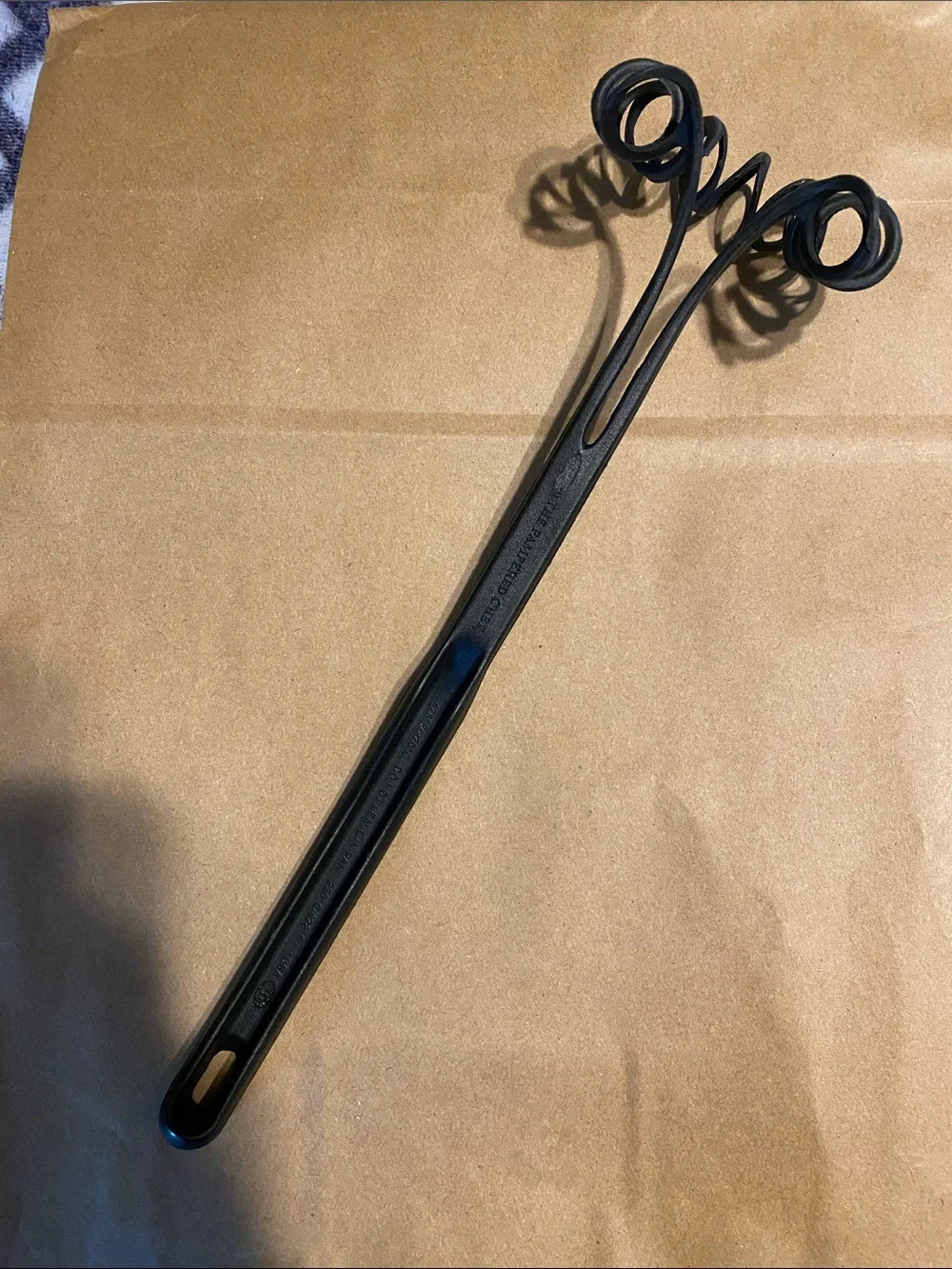 Pampered Chef Black Spiral Head Scalp Massager